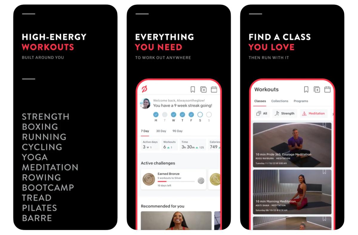 Peloton app